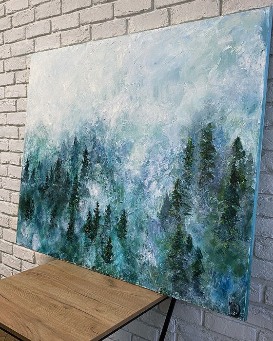 Forest Landscape Oil Painting