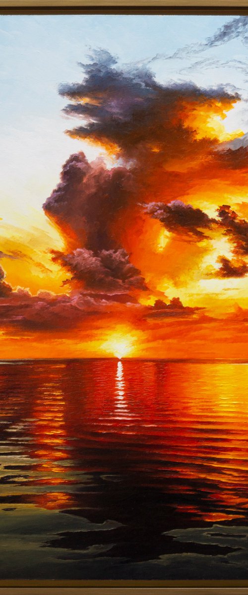 SEA SUNSET 19 by Oleksii Vylusk