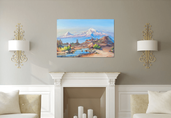 Spring Light at Khor Virap