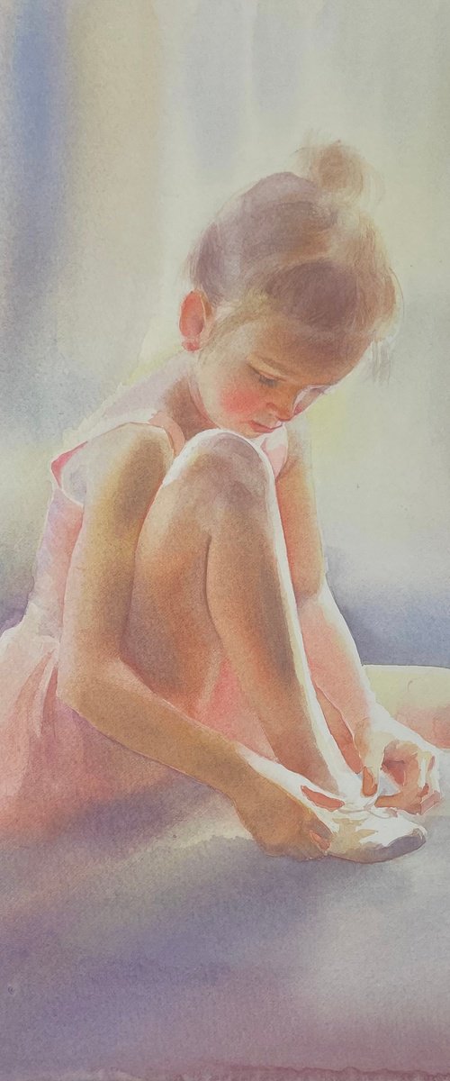Little ballerina by Anastasiya Mouchan
