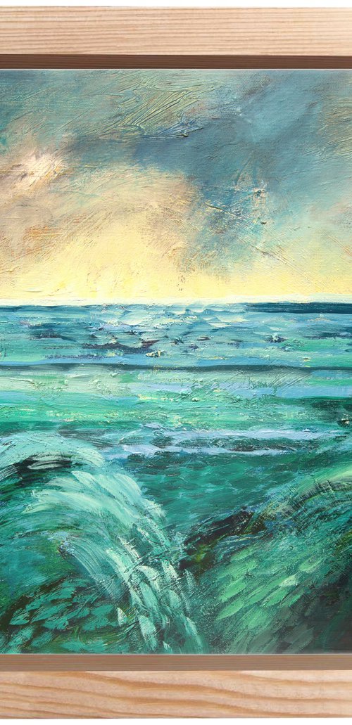 Big Green Wave by Elizabeth Anne Fox
