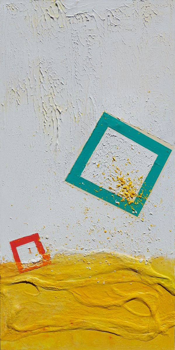 Abstract Oil Painting By Jelena B, 24 X 48, And We Were ... Large, Original Artwork