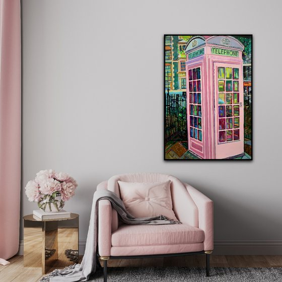 Phone box / 101 X 72 cm