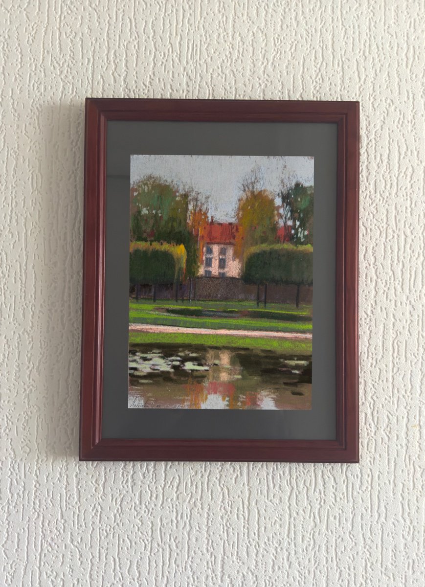 Impressionistic Pastel Drawing , Country House By Olha Laptieva, 8 X 11, Artwork For Sale On Artfinder
