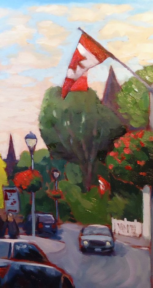 Main Street, Unionville, Ontario, Canada by Edward  Abela