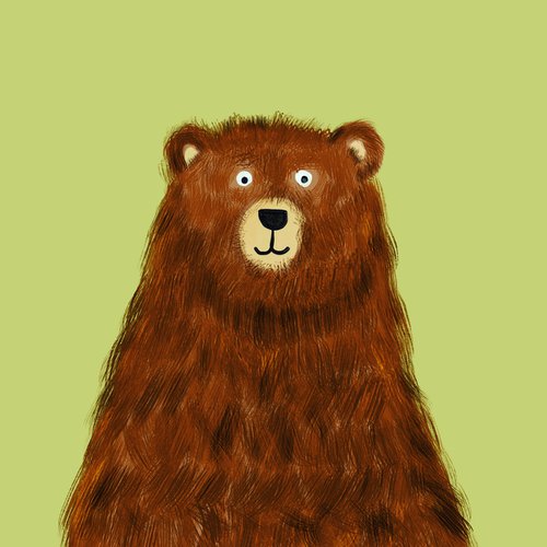 Bear - limited-edition, art print by Design Smith