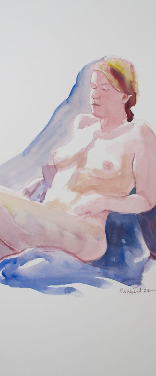 seated female nude by Rory O’Neill