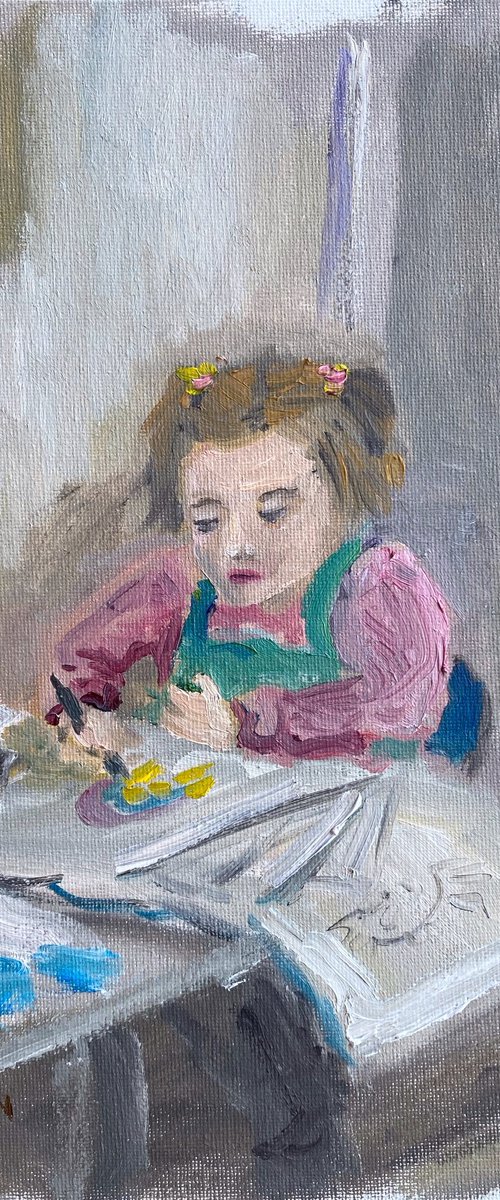 Portrait of the young artist by Dmitry Fedorov