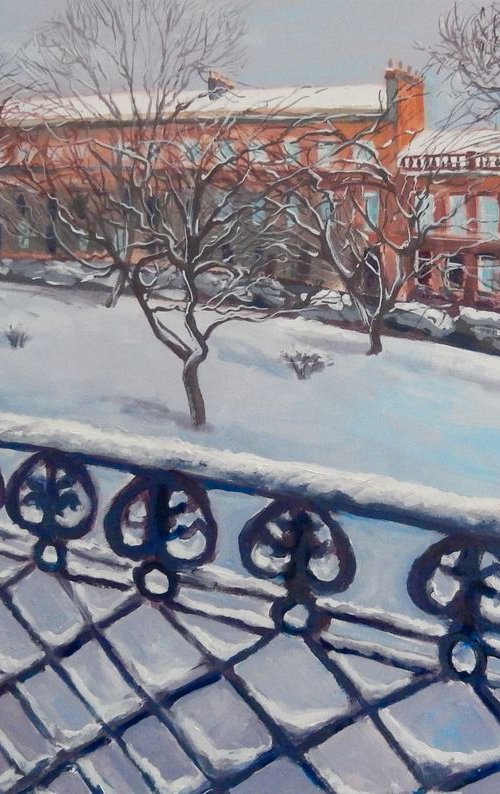 St Bernard's Crescent, Edinburgh, Winter by Stephen Howard Harrison