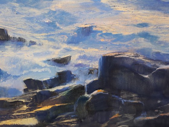 SUNSET SEA XI. 100x69cm.