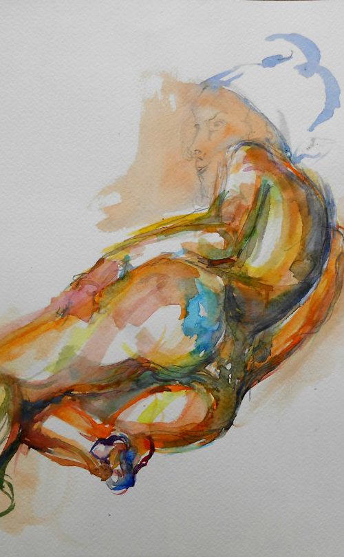 Nude from the back No.2 by Maja Mrdakovic