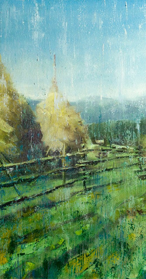 Rural landscape by Aleksandr Neliubin