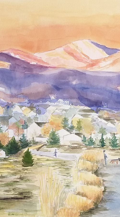 Rockies in the morning, Rocky mountains by Geeta Yerra