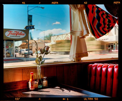 Bonanza Café (6x7 Film Rebate), Lone Pine, California, 2001 by Richard Heeps
