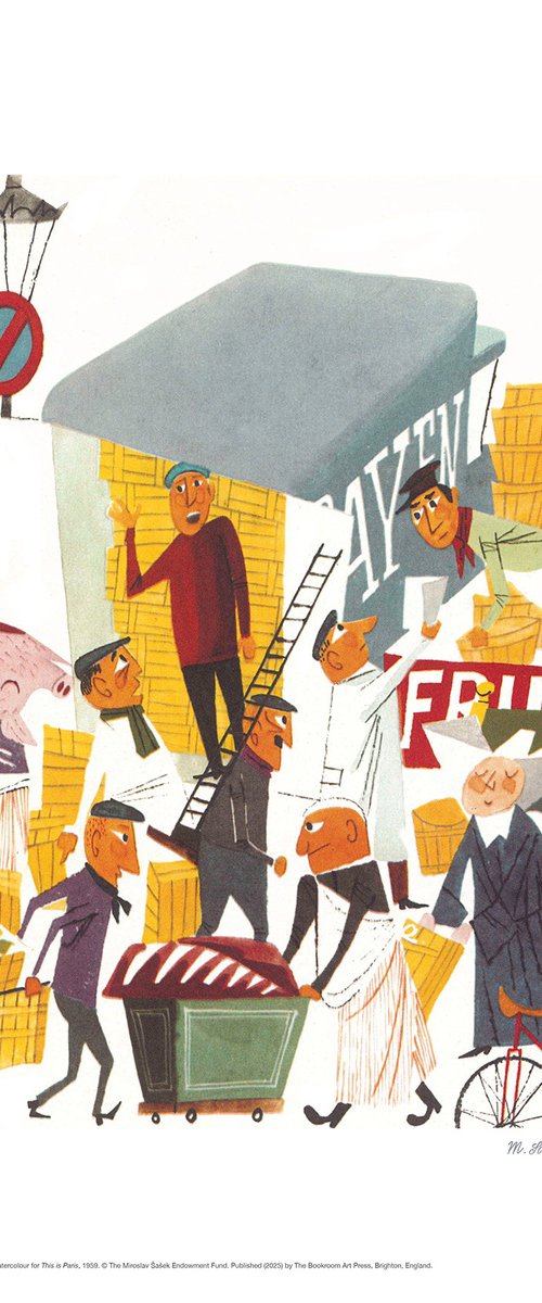 Les Halles by Miroslav Sasek