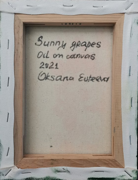 Sunny grapes. Sicily