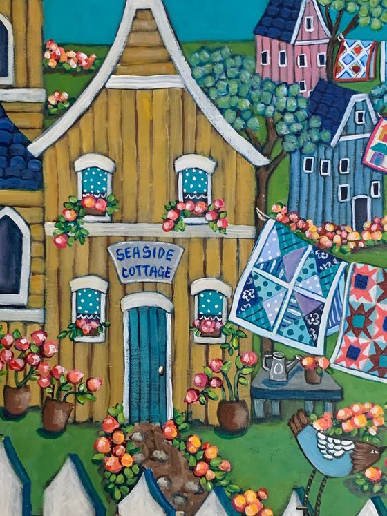 Seaside Cottage and Quilts