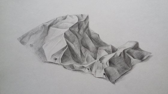 Abstract original pencil drawing #1