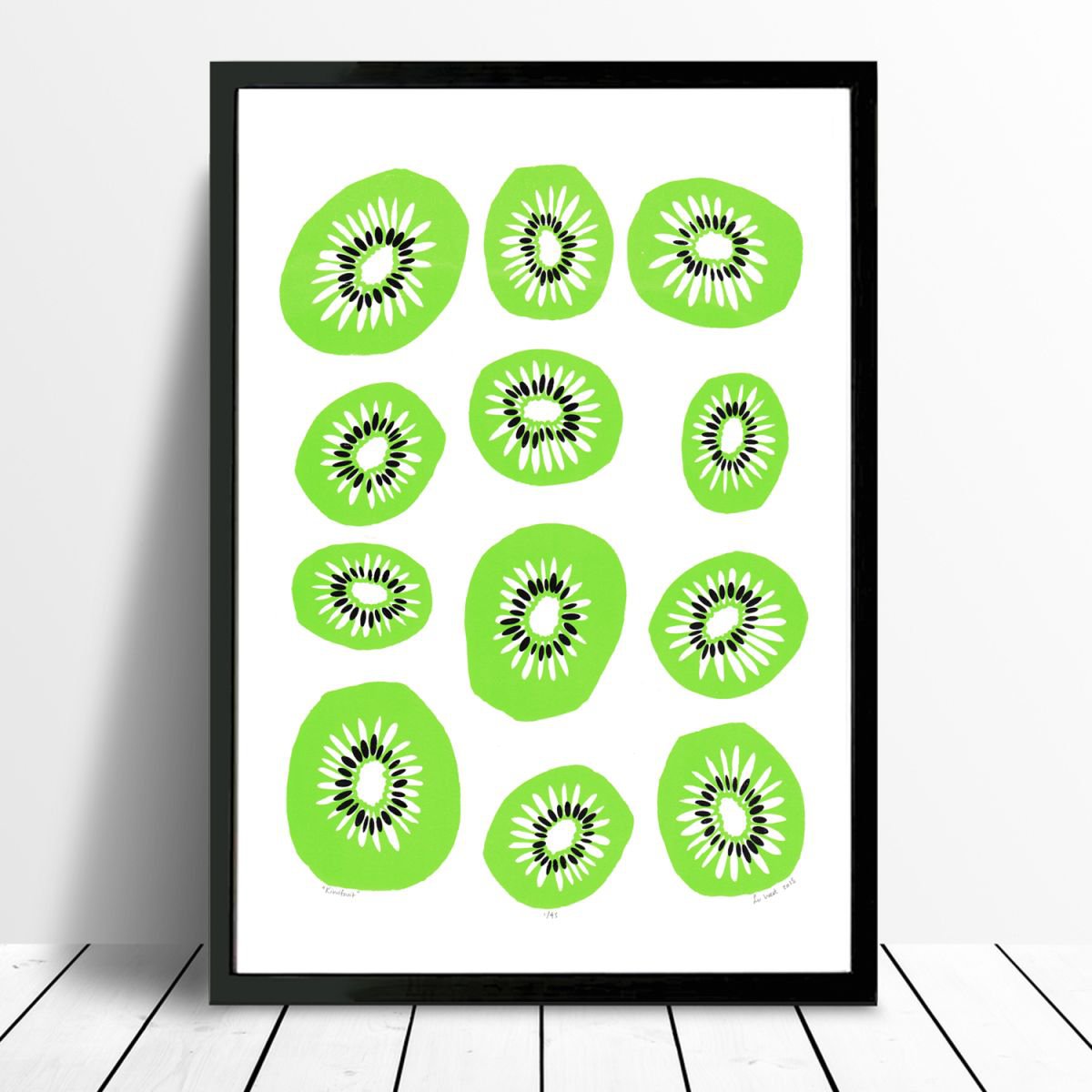 Kiwifruit - Framed - FREE UK Delivery by Lu West