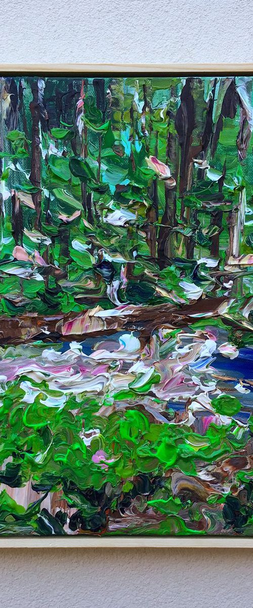 'Evergreen' - 14x14" by Tatiana Georgieva