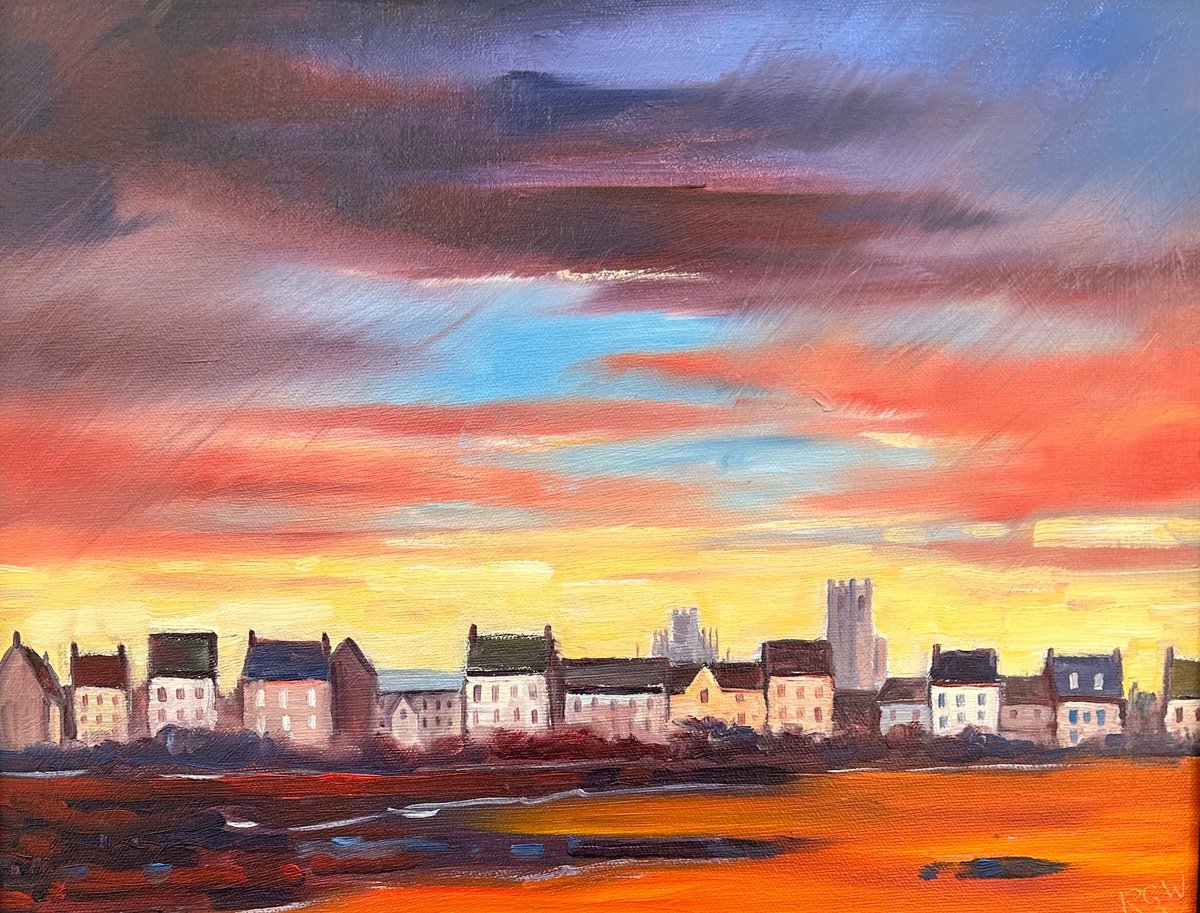 The Old And The New By Robert Wells, 22 X 18, Artwork For Sale On Artfinder