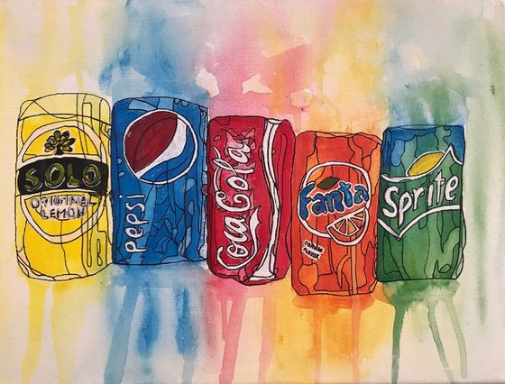 Abstract Soft Drinks CZ18047