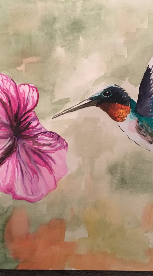Little Humingbird by Timea  Valsami