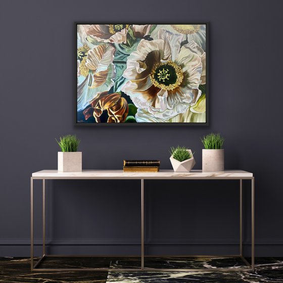 Poppy Bloom in Dusty Hues