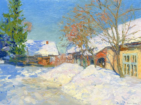 April. The last snow. Pereslavl-Zalessky