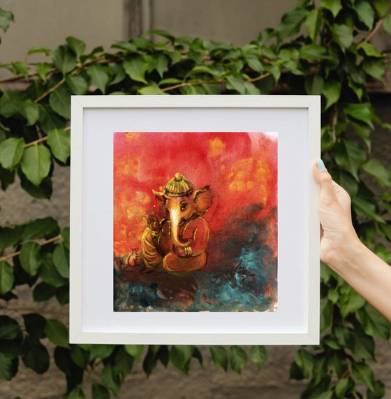 Lord Ganesha the cute one