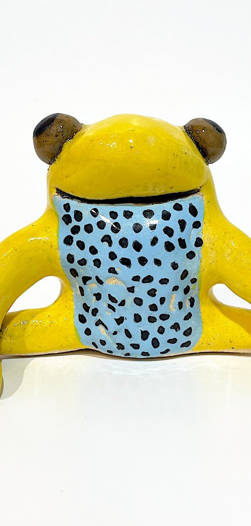 Yellow Frog by Viktor Zuk