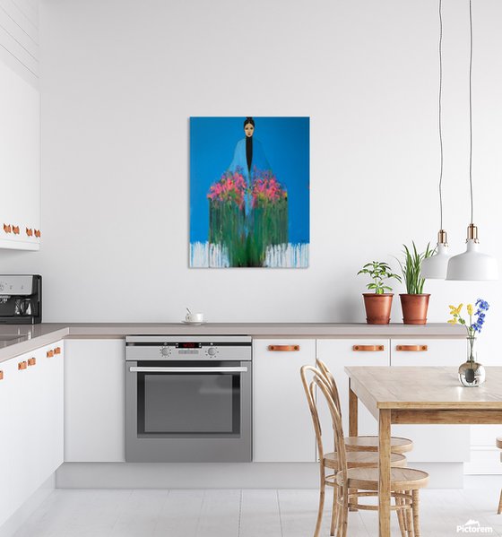 Girl With Flowers — IV