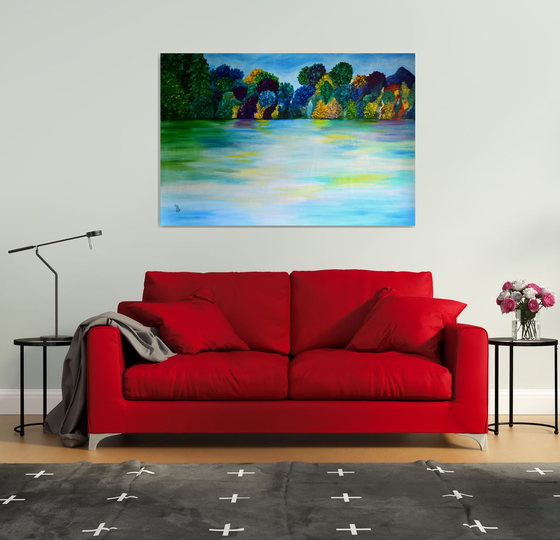Meeting with Gauguin and Monet - XL 148x100cm - FREE SHIPPING