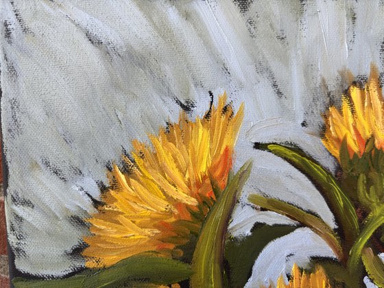 Vibrant Yellow Sunflowers