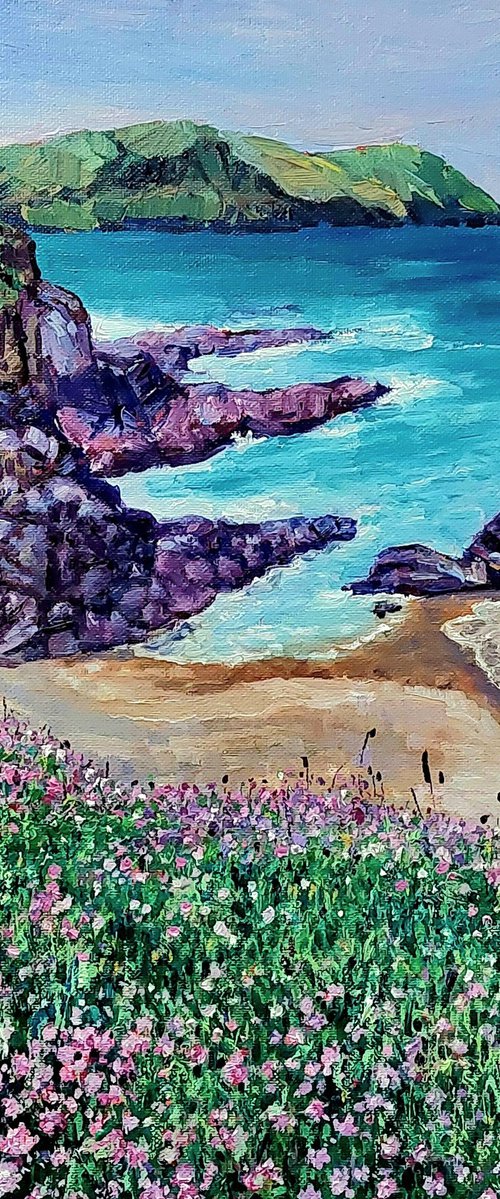 Flowers By The Sea by Zoe Elizabeth Norman