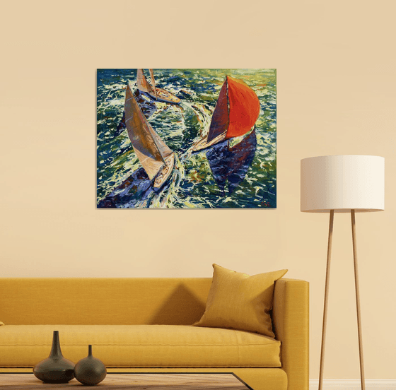 Captive to the waves