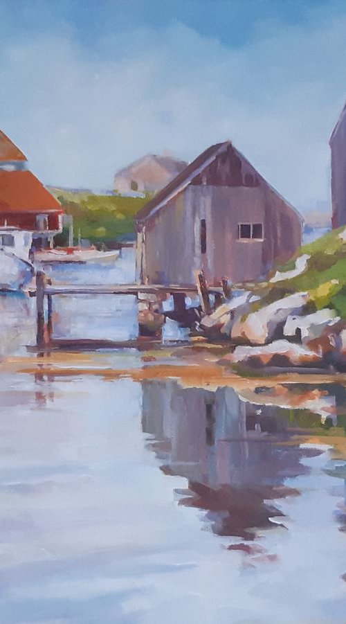 Silvery ripple (18x24x1.5'') by Alexander Koltakov