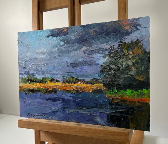 A River near a Field