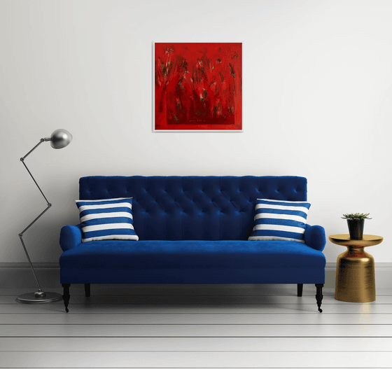 Ember Ground_30"X30" 2025
