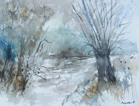 Willows  -watercolor
