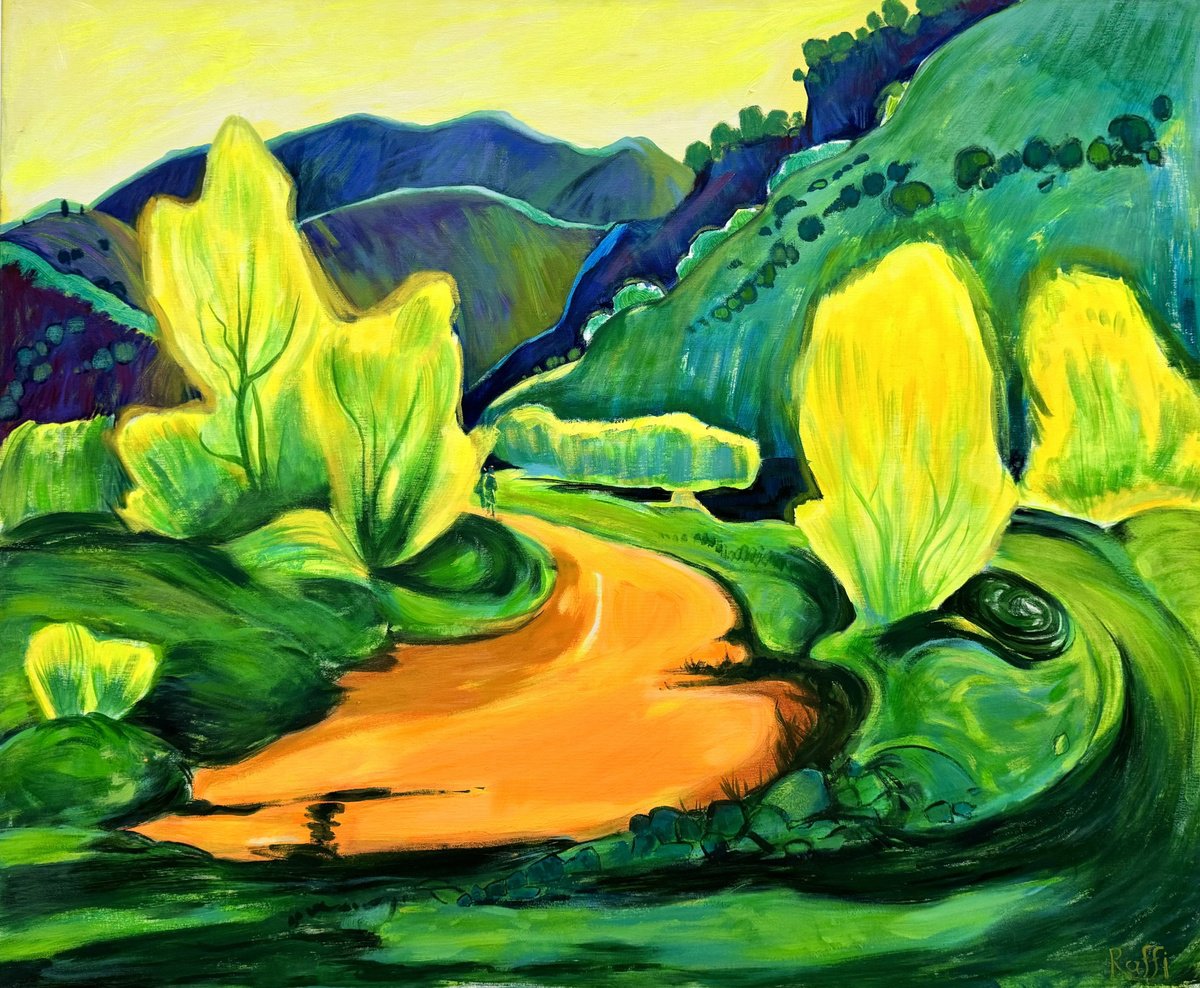 - Mountain Path - ? By Raffi Ghazaryan, 43 X 35, Artwork For Sale On Artfinder