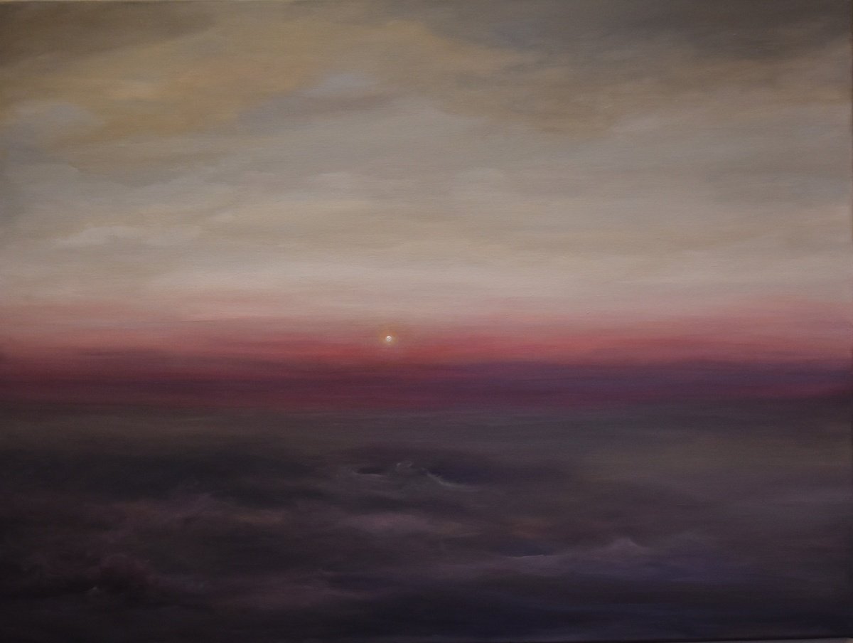 Impressionistic Landscape Acrylic Painting By Tamara Bettencourt, 40 X 30", Enjoy Life, Original Artwork