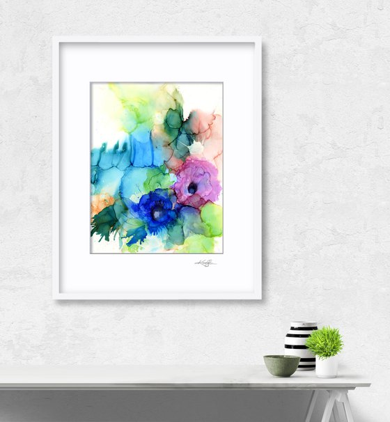 Ethereal Magic 8 - Floral Abstract Painting by Kathy Morton Stanion