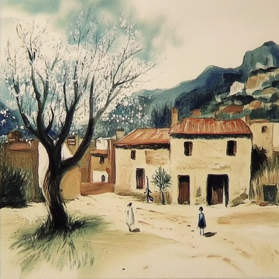 Village In Mallorca