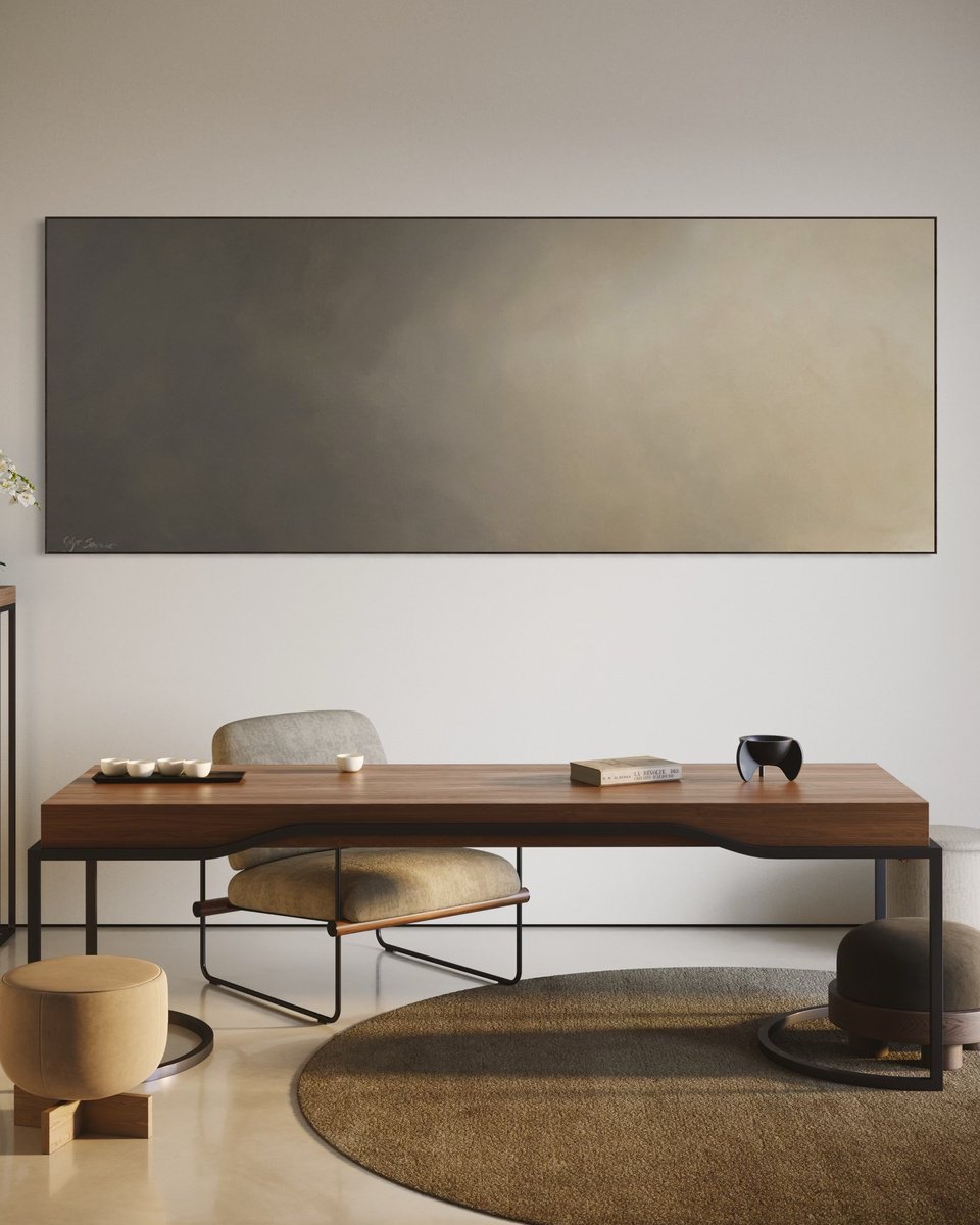  Tranquil Essence By Gabriela Azar Schreiner, 94 X 35, Artwork For Sale On Artfinder