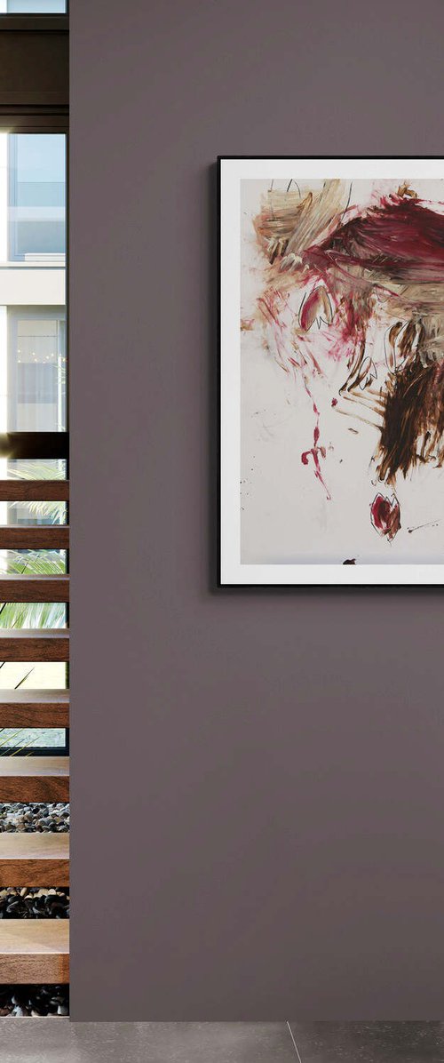 She Paints Outside the Lines No. 11 by Daniela Schweinsberg