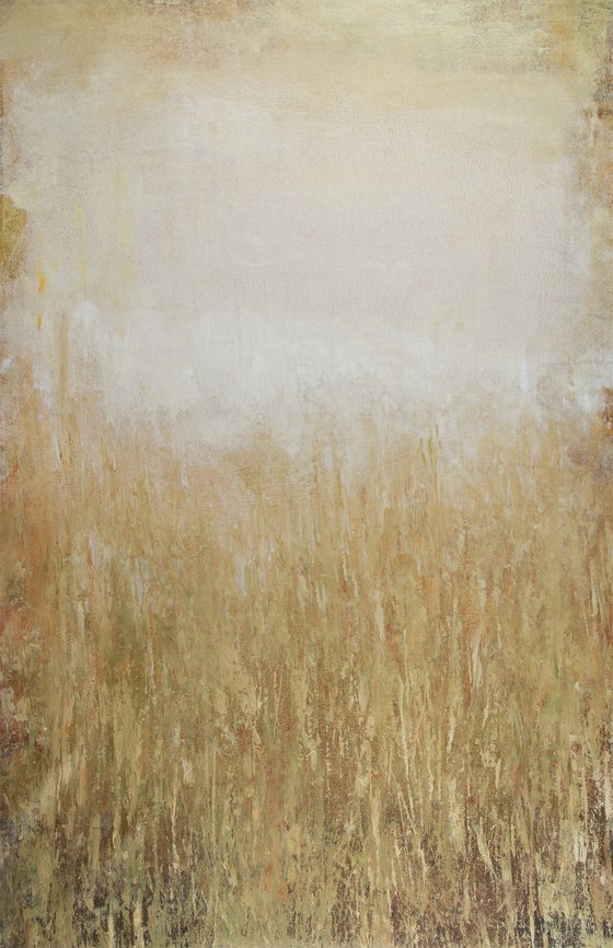 Warm Light Field 211206, texture abstract golden field