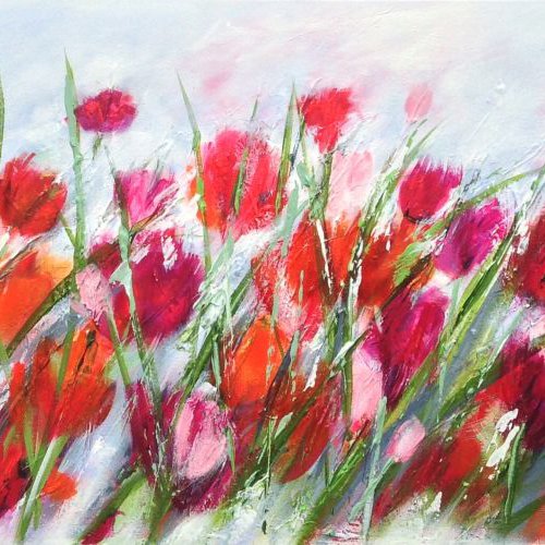 Whispers Of Spring. (Panoramic) by Michelle Carolan