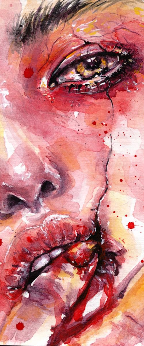 Bloody Face I by Doriana Popa