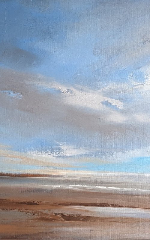 Autumn beach Rhosneigr by Steve Keenan